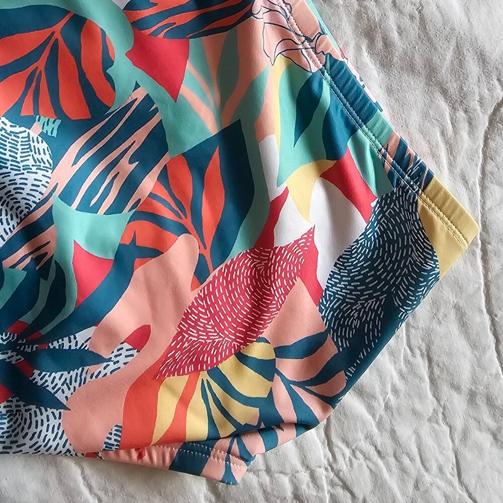 Hurley 1X Bikini Swimsuit Bottoms Floral - Picture 4 of 7